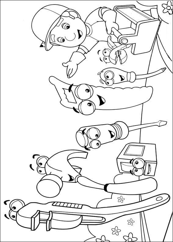 Kids-n-fun.com | 29 coloring pages of Handy Manny